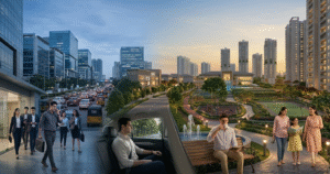 FLats in gated community