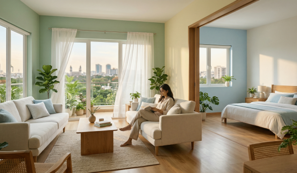 Luxurious apartments feel even more spacious